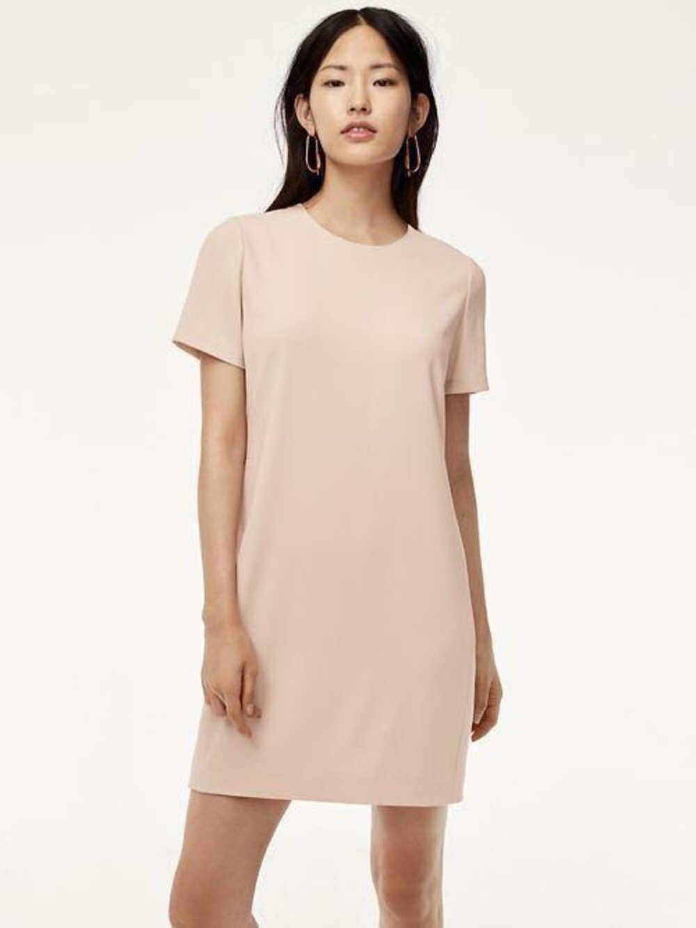 Aritzia Babaton Patricio Dress Matte Pearl NWT Size 0 Terado Crepe